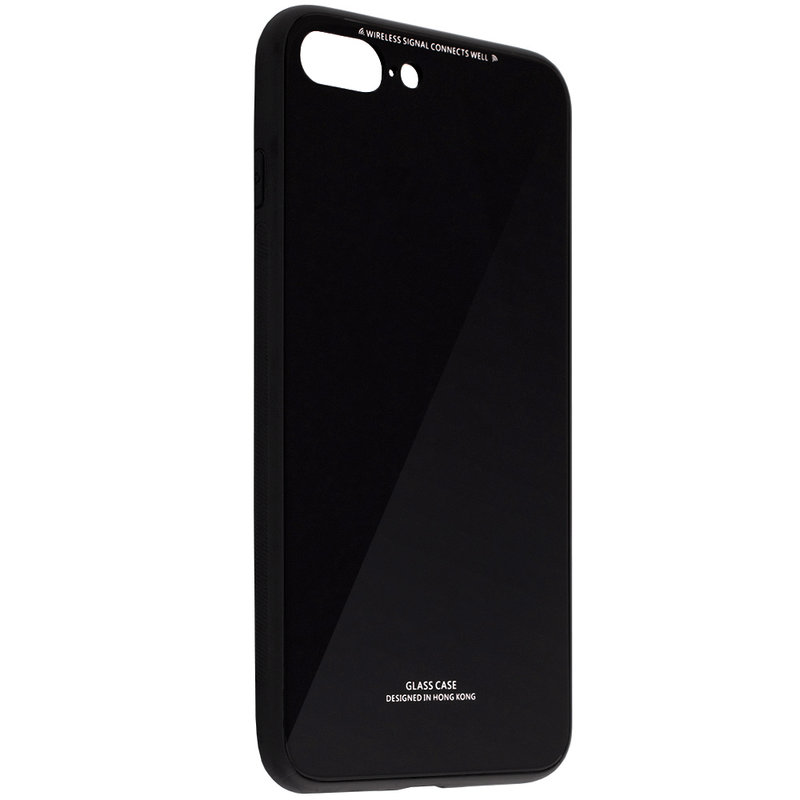 Husa iPhone 7 Plus Glass Series - Negru
