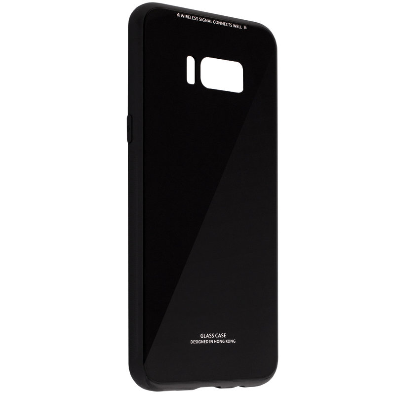 Husa Samsung Galaxy S8 Plus Glass Series - Negru