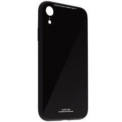 Husa iPhone XR Glass Series - Negru