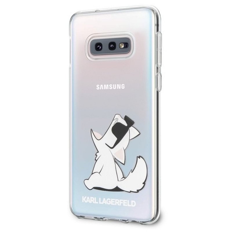 Bumper Samsung Galaxy S10e Karl Lagerfeld Choupette Fun - Transparent KLHCS10LCFNRC