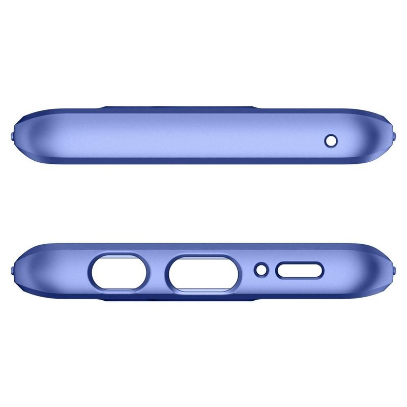 [PACHET 360°] Husa + Sticla Samsung Galaxy S9 Thin Fit SPIGEN  - Coral Blue