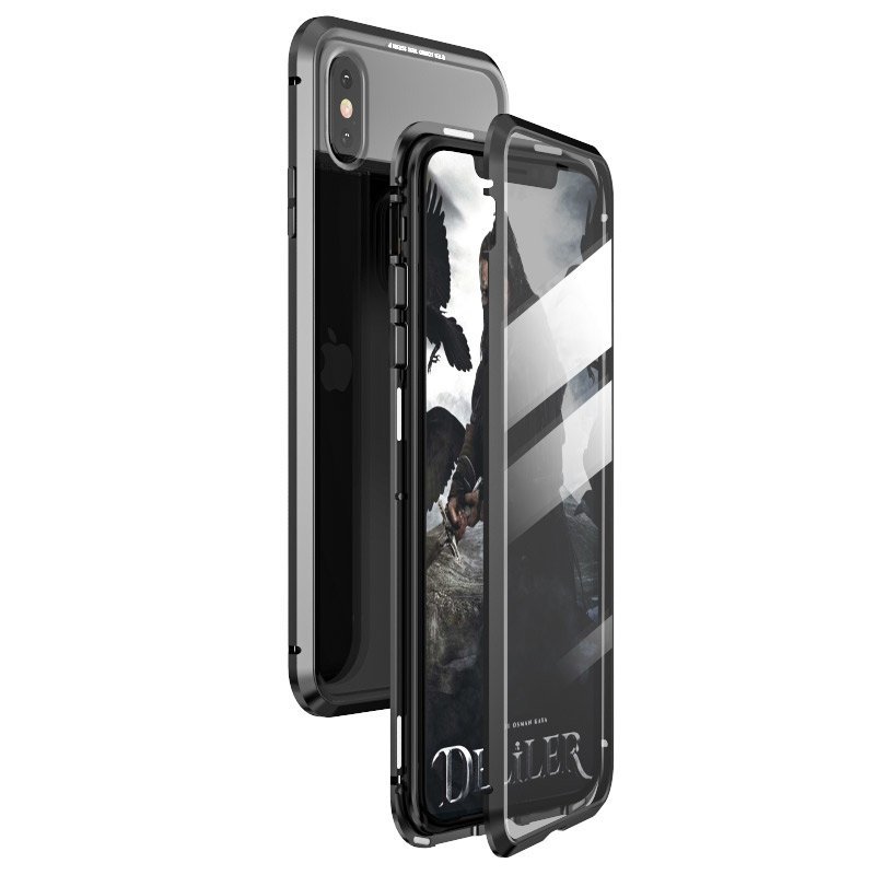 Husa iPhone 8 Wozinsky Magnetic 360°, acoperire completa (Fata + Spate) - Clear