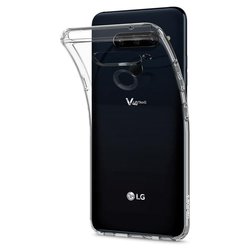 Bumper LG V40 ThinQ Spigen Liquid Crystal - Clear