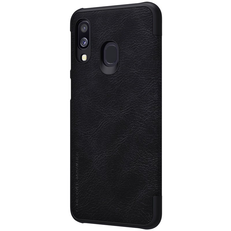 Husa Samsung Galaxy A40 Flip Nillkin QIN Negru