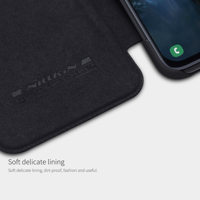 Husa Samsung Galaxy A40 Flip Nillkin QIN Negru