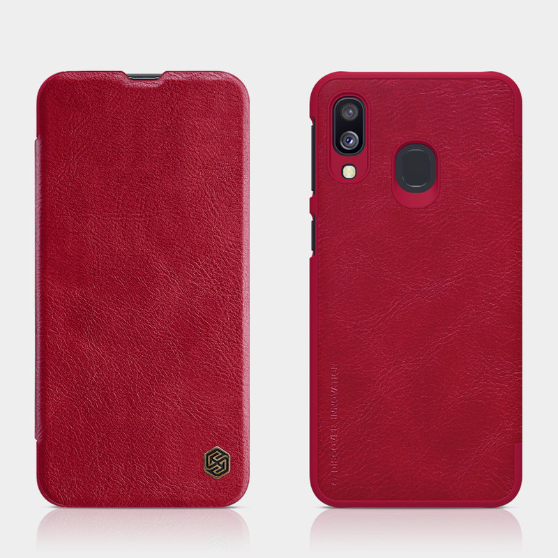 Husa Samsung Galaxy A40 Flip Nillkin QIN Negru