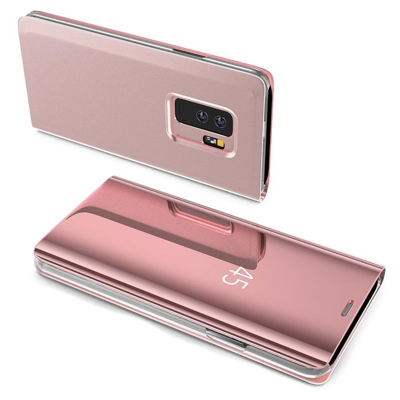 Husa Samsung Galaxy A8 2018 A530 Flip Standing Cover - Pink