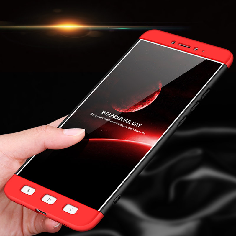 Husa Xiaomi Mi Max 2 GKK 360 Full Cover Negru-Auriu