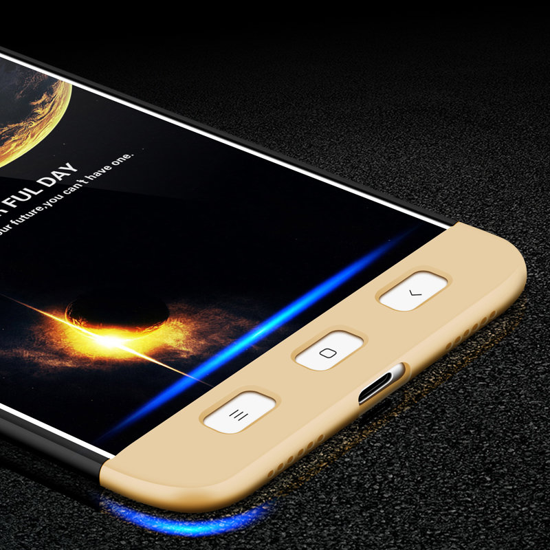 Husa Xiaomi Mi Max 2 GKK 360 Full Cover Negru-Auriu