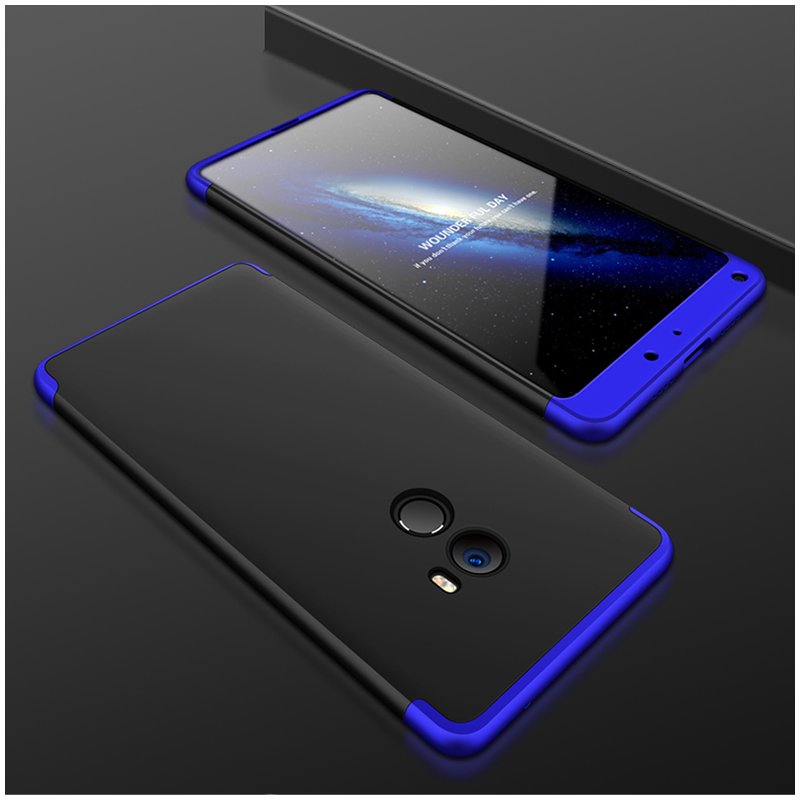 Husa Xiaomi Mi Mix 2, Mi Mix Evo GKK 360 Full Cover Negru-Albastru