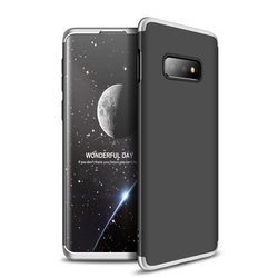 Husa Samsung Galaxy S10e GKK 360 Full Cover Negru-Argintiu