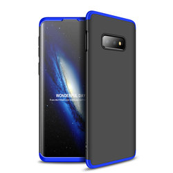 Husa Samsung Galaxy S10e GKK 360 Full Cover Negru-Albastru