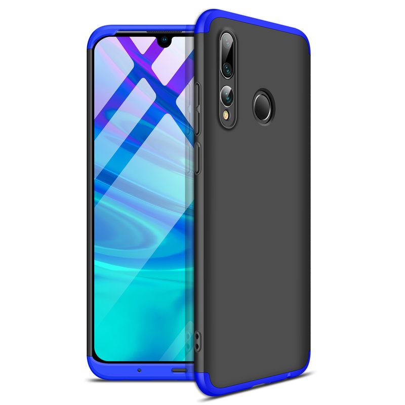 Husa Huawei P Smart Plus 2019 GKK 360 Full Cover Negru-Albastru