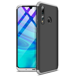 Husa Huawei P Smart Plus 2019 GKK 360 Full Cover Negru-Argintiu
