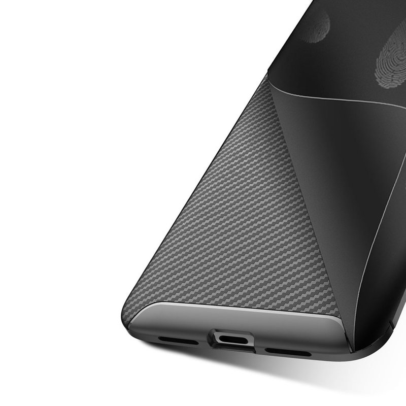 Husa OnePlus 7 Mobster Carbon Skin Negru