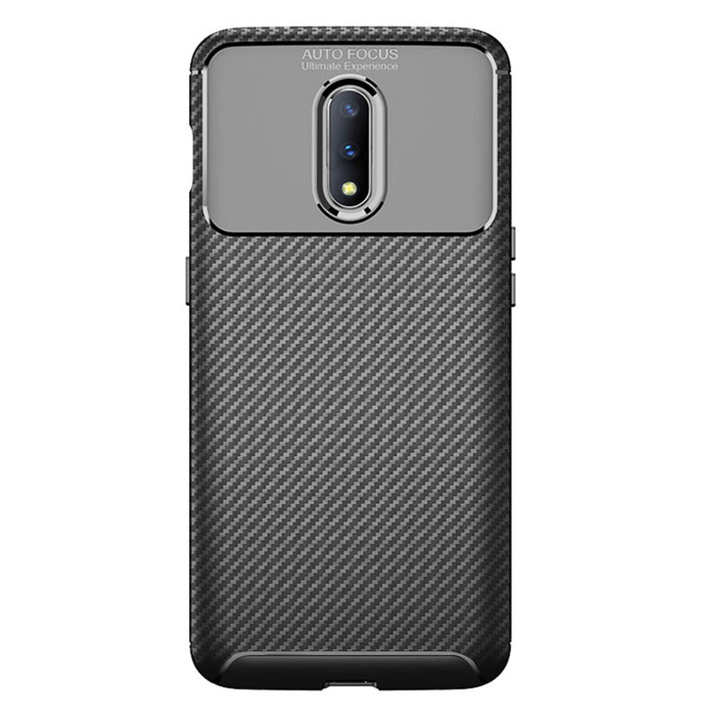 Husa OnePlus 7 Mobster Carbon Skin Negru