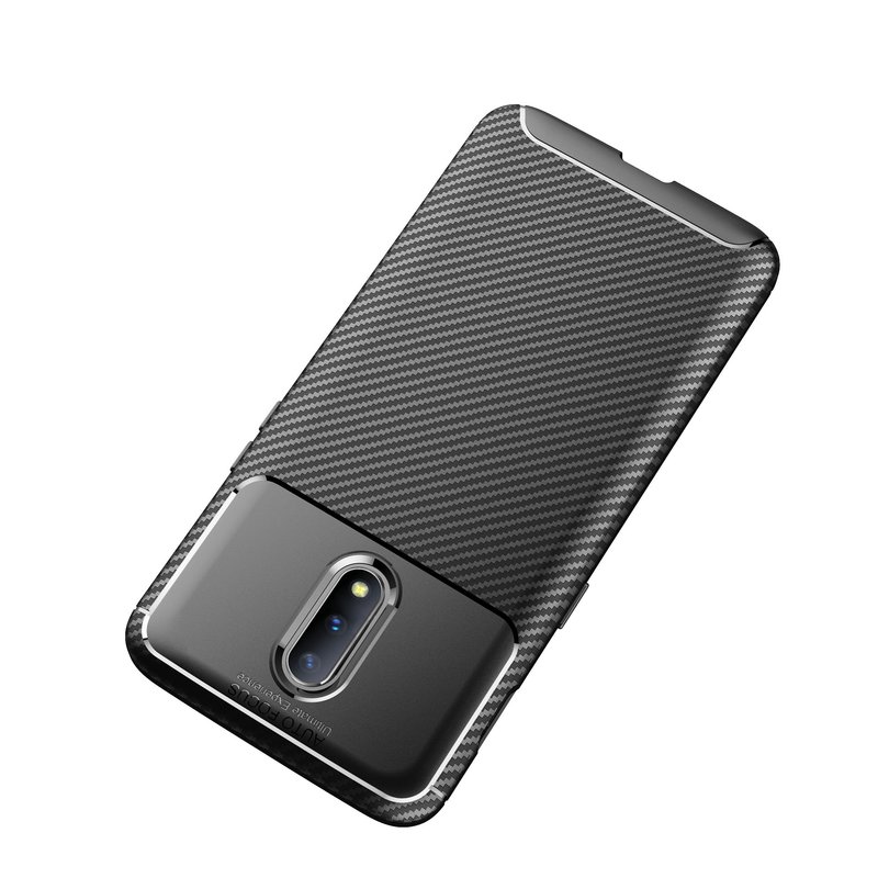 Husa OnePlus 7 Mobster Carbon Skin Negru