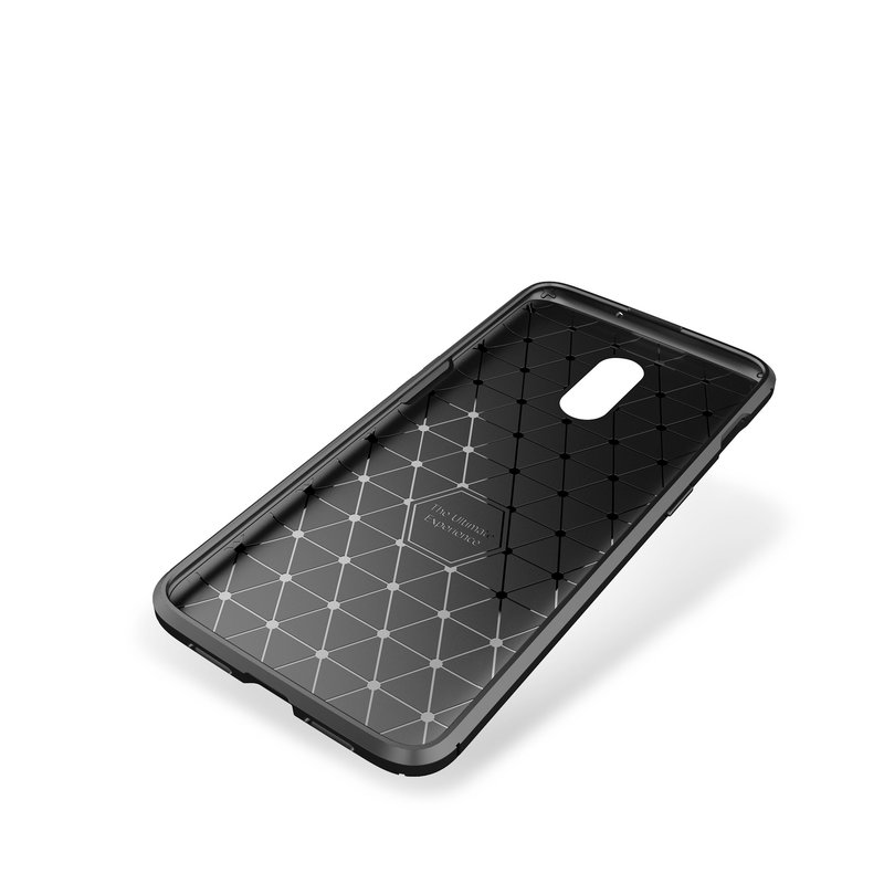 Husa OnePlus 7 Mobster Carbon Skin Negru
