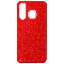  Husa Samsung Galaxy A50 Silicon Wozinsky Glitter - Red