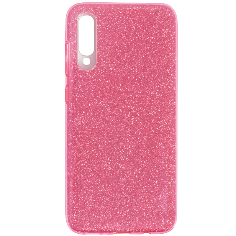 Husa Samsung Galaxy A70 Color Tpu Sclipici Roz Catmobile