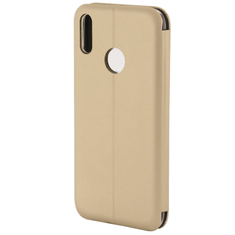 Husa Huawei Y7 2019 Flip Window Book Type - Auriu