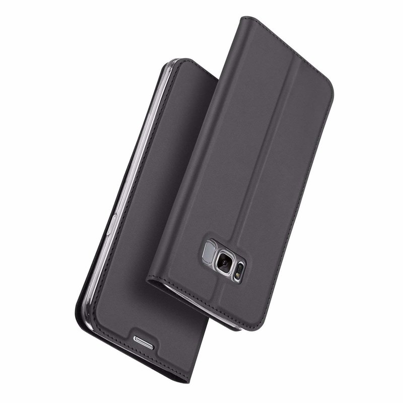 Husa Samsung Galaxy S8+, Galaxy S8 Plus Dux Ducis Flip Stand Book - Gri