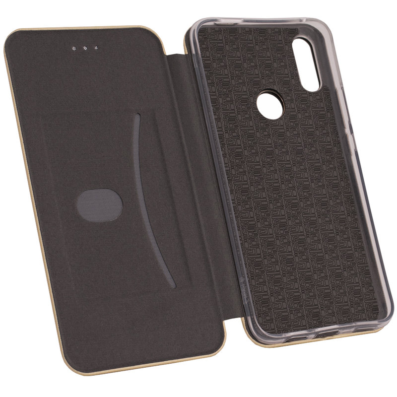 Husa Huawei P Smart Z Flip Magnet Book Type - Gold