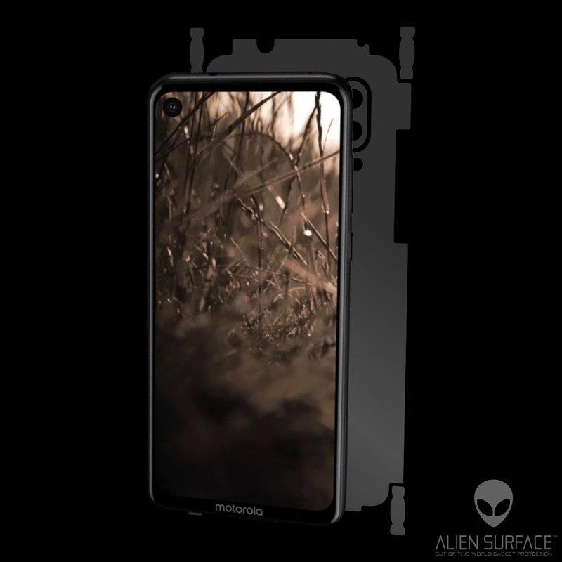 Folie 360° Motorola One Vision Alien Surface XHD, Ecran, Spate, Laterale - Clear