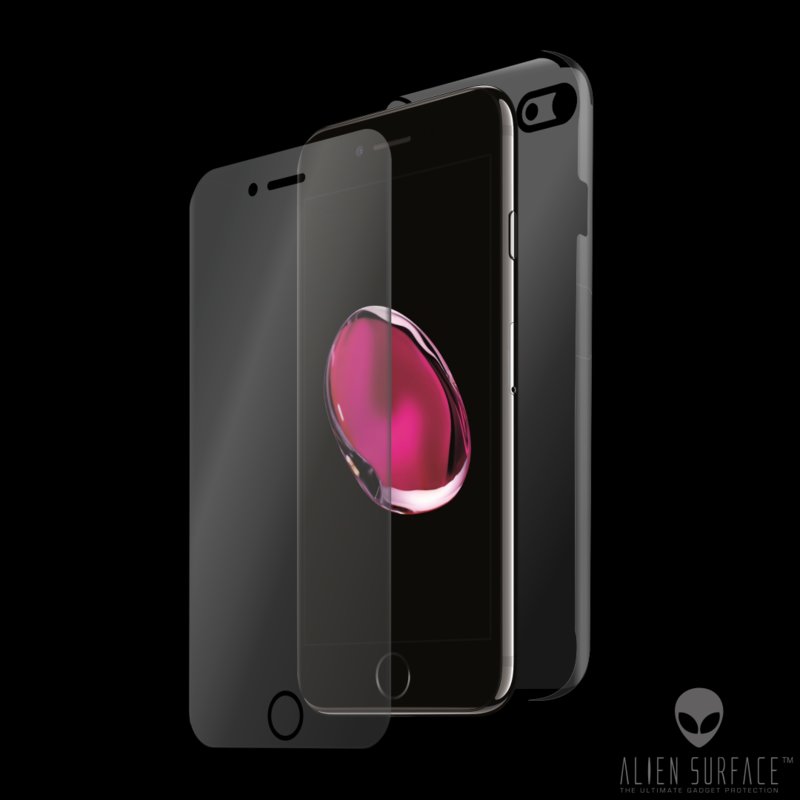 Folie 360° iPhone 7 Alien Surface ecran, spate, laterale, camera - Clear