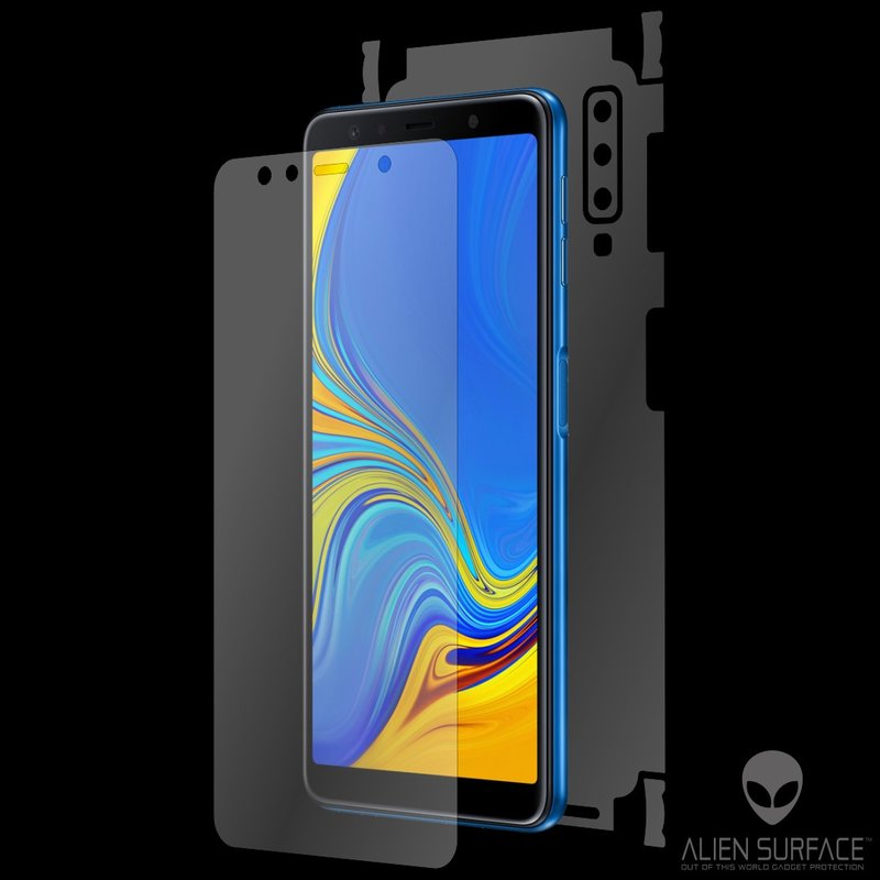 Folie 360° Samsung Galaxy A7 2018 Alien Surface XHD, Ecran, Spate, Laterale - Clear