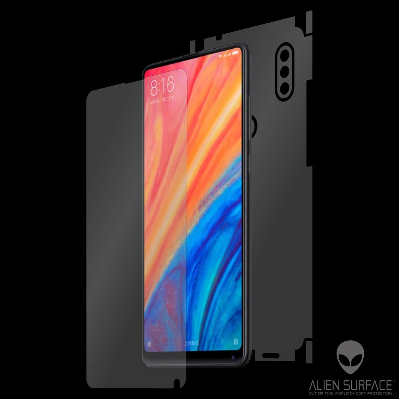 Folie 360° Xiaomi Mi Mix 2S Alien Surface XHD, Ecran, Spate, Laterale - Clear