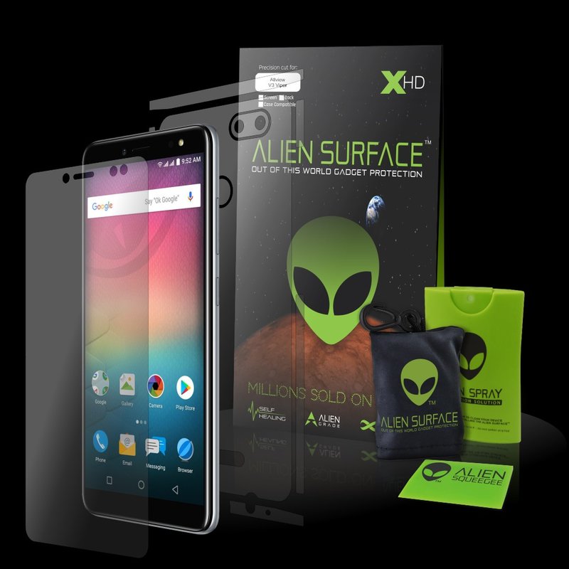 Folie 360° Allview V3 Viper Alien Surface XHD, Ecran, Spate, Laterale - Clear