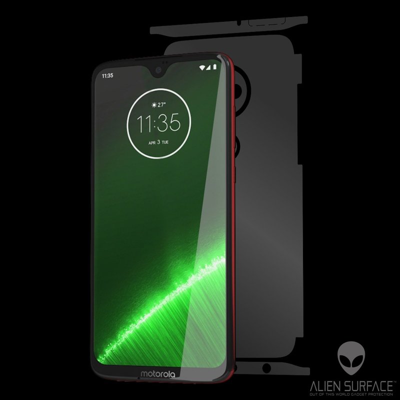 Folie 360° Motorola Moto G7 Plus Alien Surface XHD, Ecran, Spate, Laterale - Clear