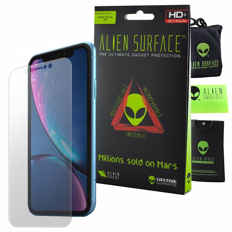 Folie Regenerabila iPhone XR Alien Surface XHD, Full Face - Clear
