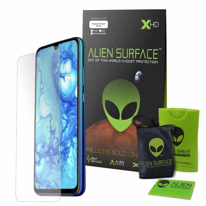 Folie Regenerabila Huawei P Smart 2019 Alien Surface XHD, Case Friendly - Clear