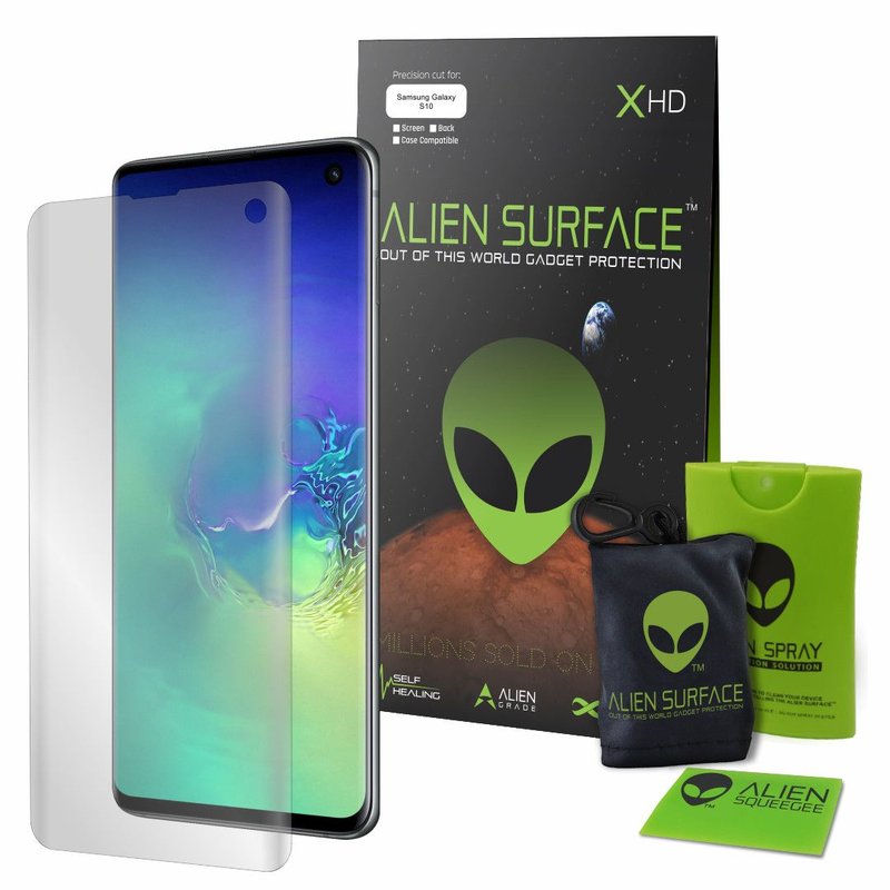 Folie Regenerabila Samsung Galaxy S10 Alien Surface XHD, Full Face - Clear