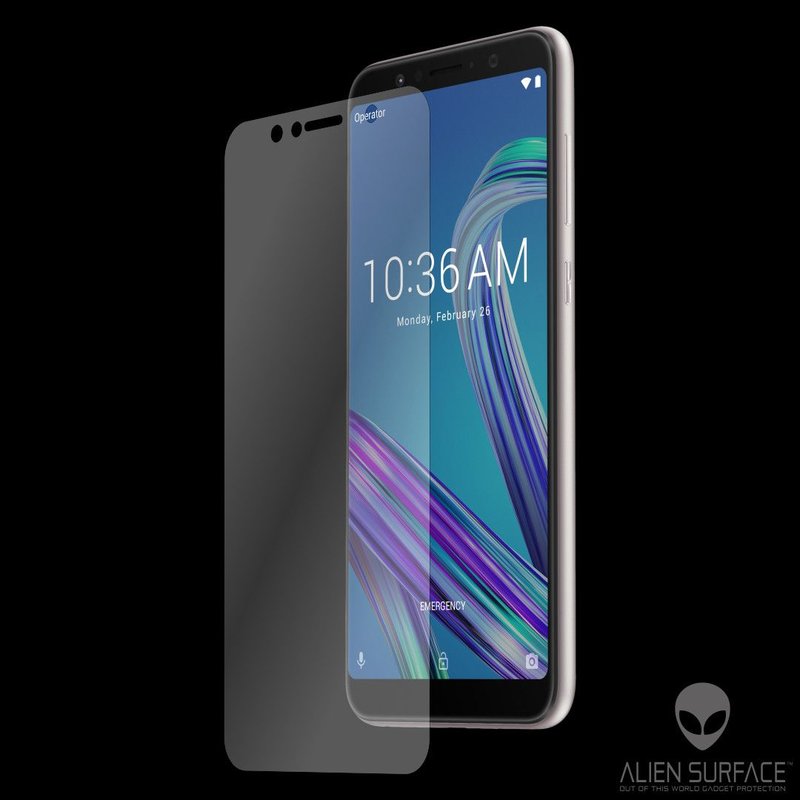Folie Regenerabila Asus Zenfone Max Pro (M1) ZB601KL Alien Surface XHD, Case Friendly - Clear