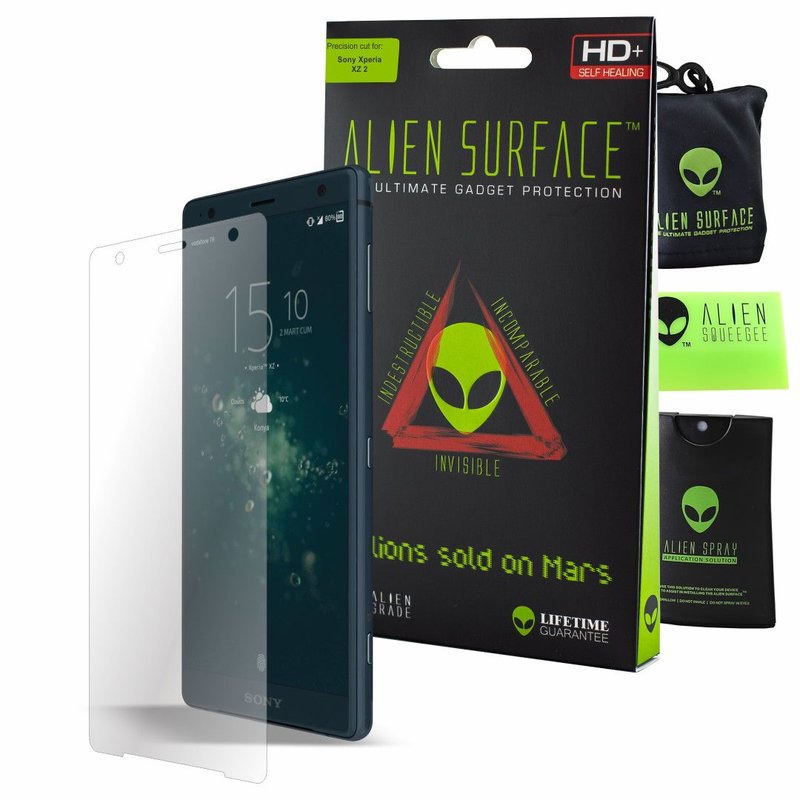 Folie Regenerabila Sony Xperia XZ2 Alien Surface XHD, Full Face - Clear