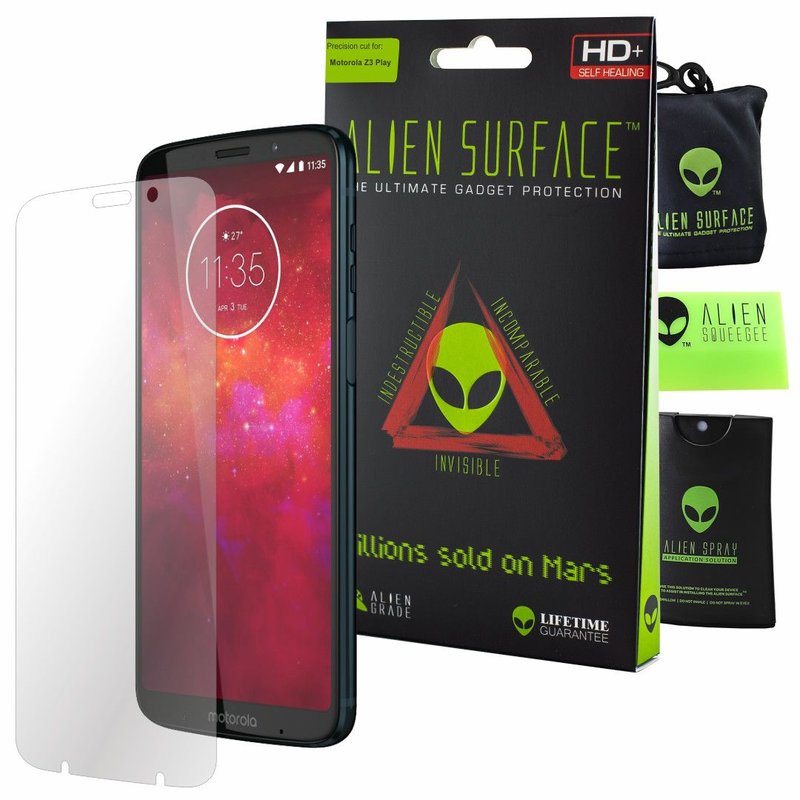Folie Regenerabila Motorola Moto Z3 Play Alien Surface XHD, Full Face - Clear