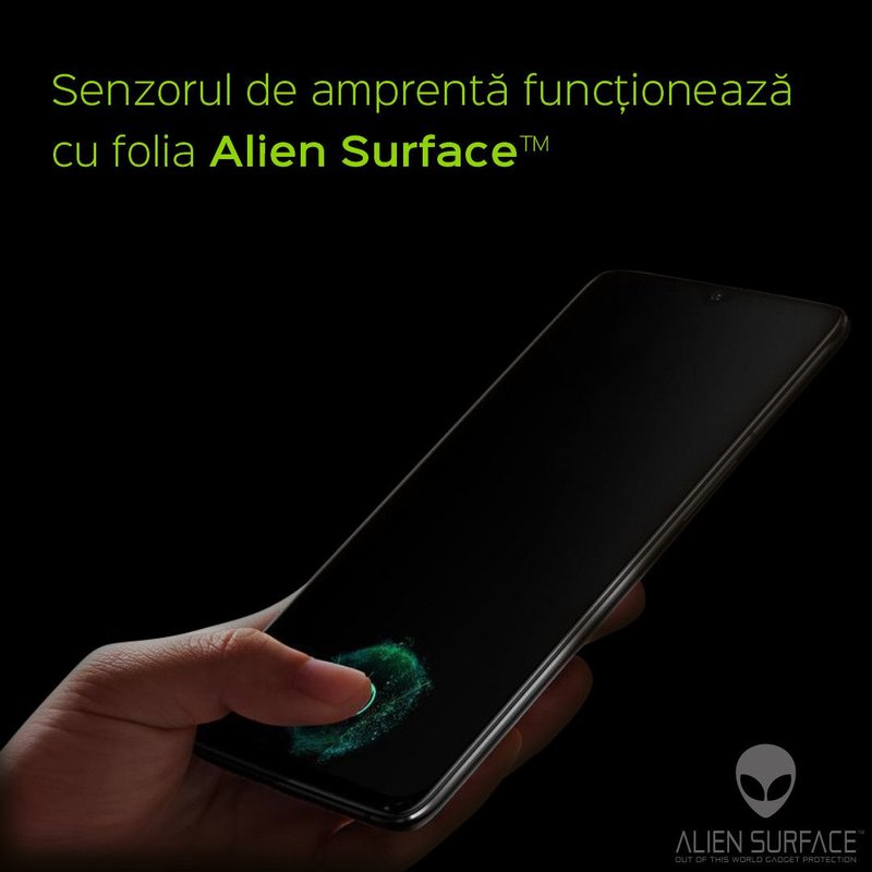 Folie Regenerabila OnePlus 6T Alien Surface XHD, Case Friendly - Clear