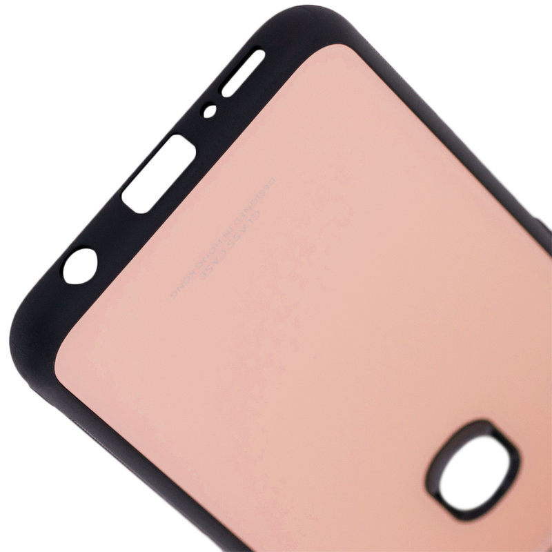 Husa Samsung Galaxy A20e Glass Series - Roz