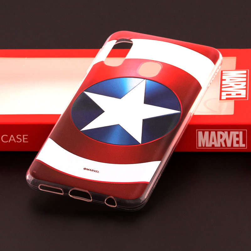 Husa Samsung Galaxy A20e Cu Licenta Marvel - Captain America