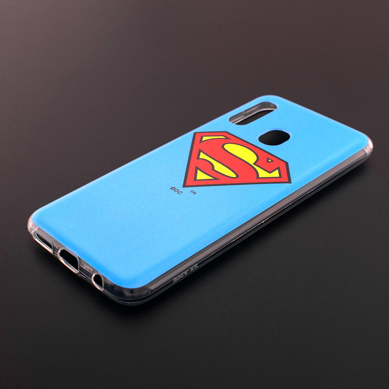 Husa Samsung Galaxy A20e Cu Licenta DC Comics - Blue Superman