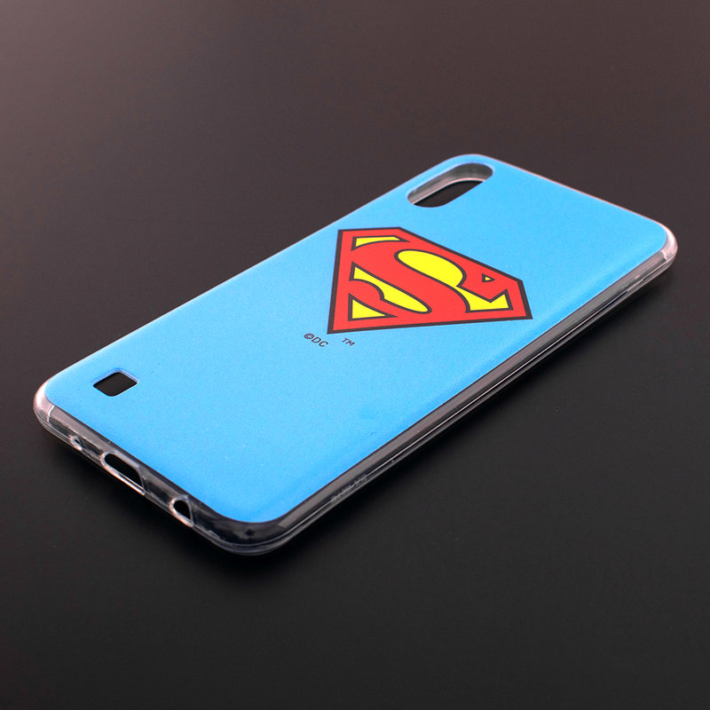 Husa Samsung Galaxy A10 Cu Licenta DC Comics - Blue Superman
