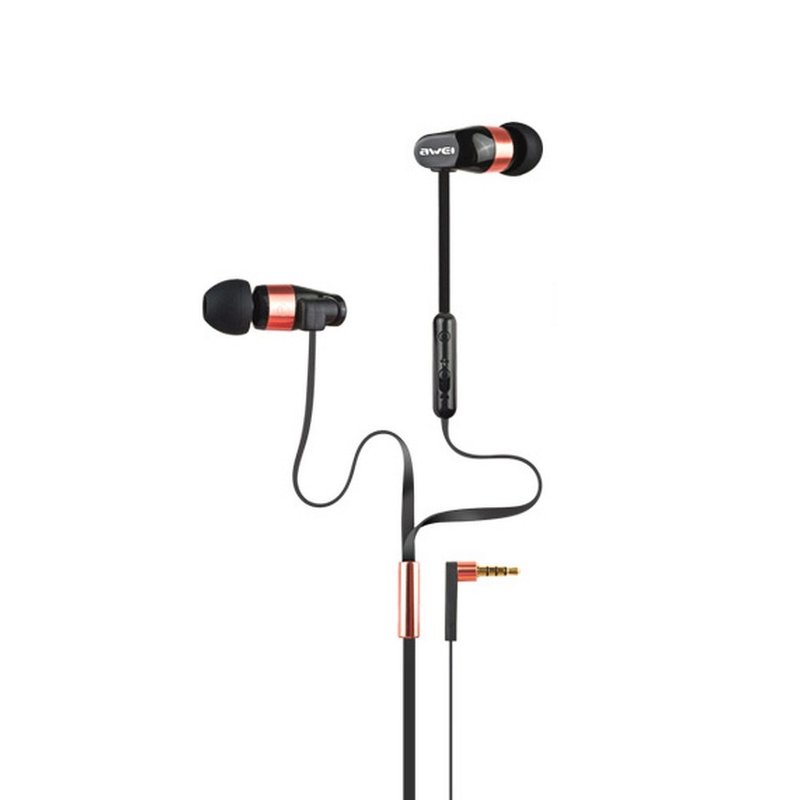 Casti In-Ear Cu Microfon Awei Dual Symphonic ES12HI - Negru