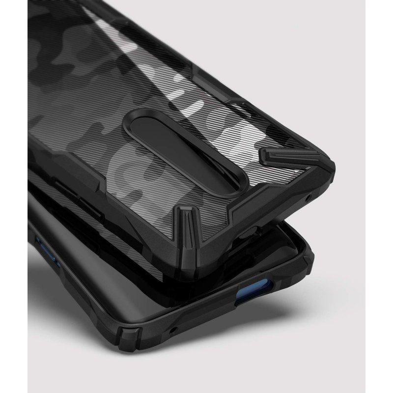 Husa OnePlus 7 Pro Ringke Fusion X Design - Camo Black