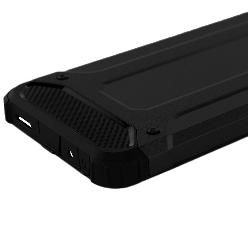 Husa Asus Zenfone Max Pro M2 ZB631KL Techsuit Hybrid Armor, negru