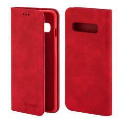 Husa Samsung Galaxy S10 Plus Forcell Silk Wallet - Red