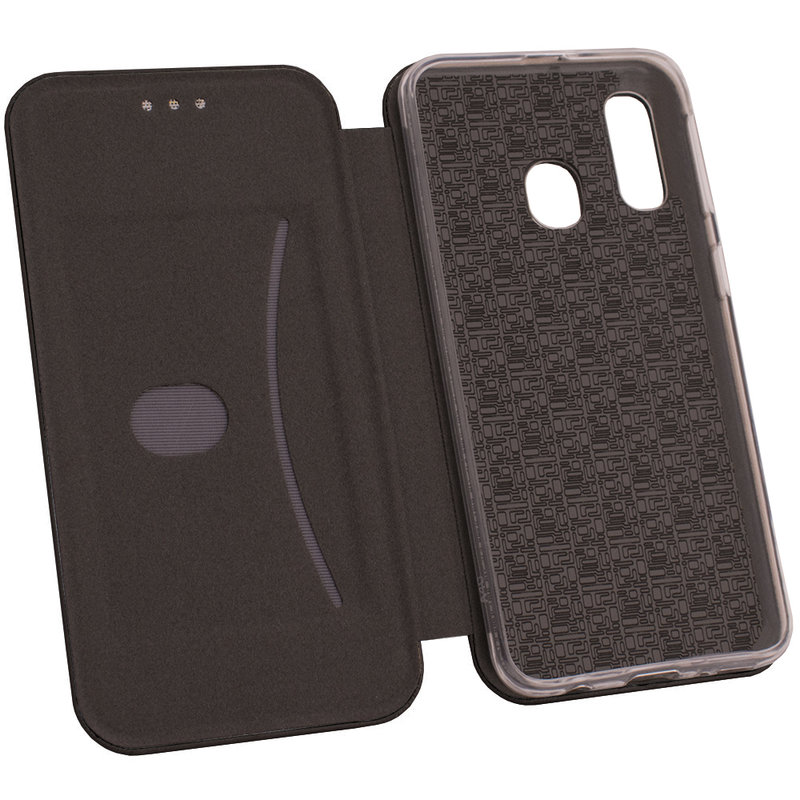 Husa Samsung Galaxy A40 Flip Magnet Book Type - Black