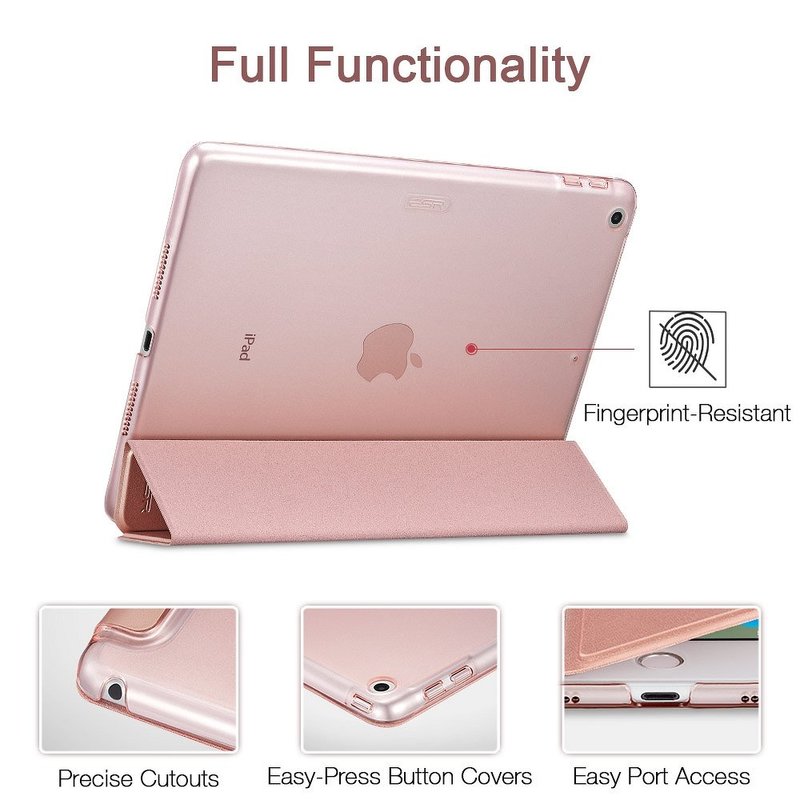 Husa Tableta Apple iPad Pro 2017 10.5 A1701/A1709 ESR Yippee Color tre-fold - Rose Gold